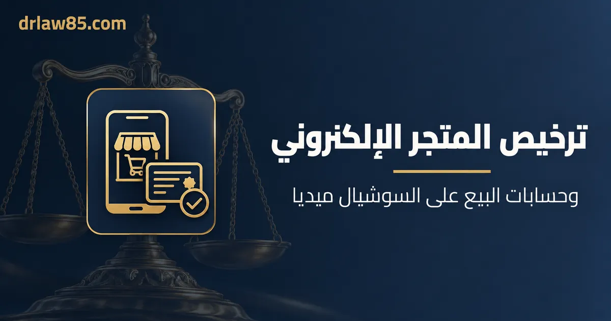 ترخيص المتجر الإلكتروني وحسابات البيع على السوشيال ميديا في الكويت